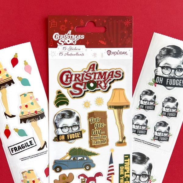 A Christmas Story Stickers **Officially Licensed**