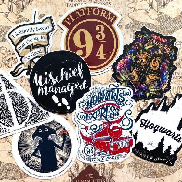 Harry Potter Vinyl Stickers **Officially Licensed**