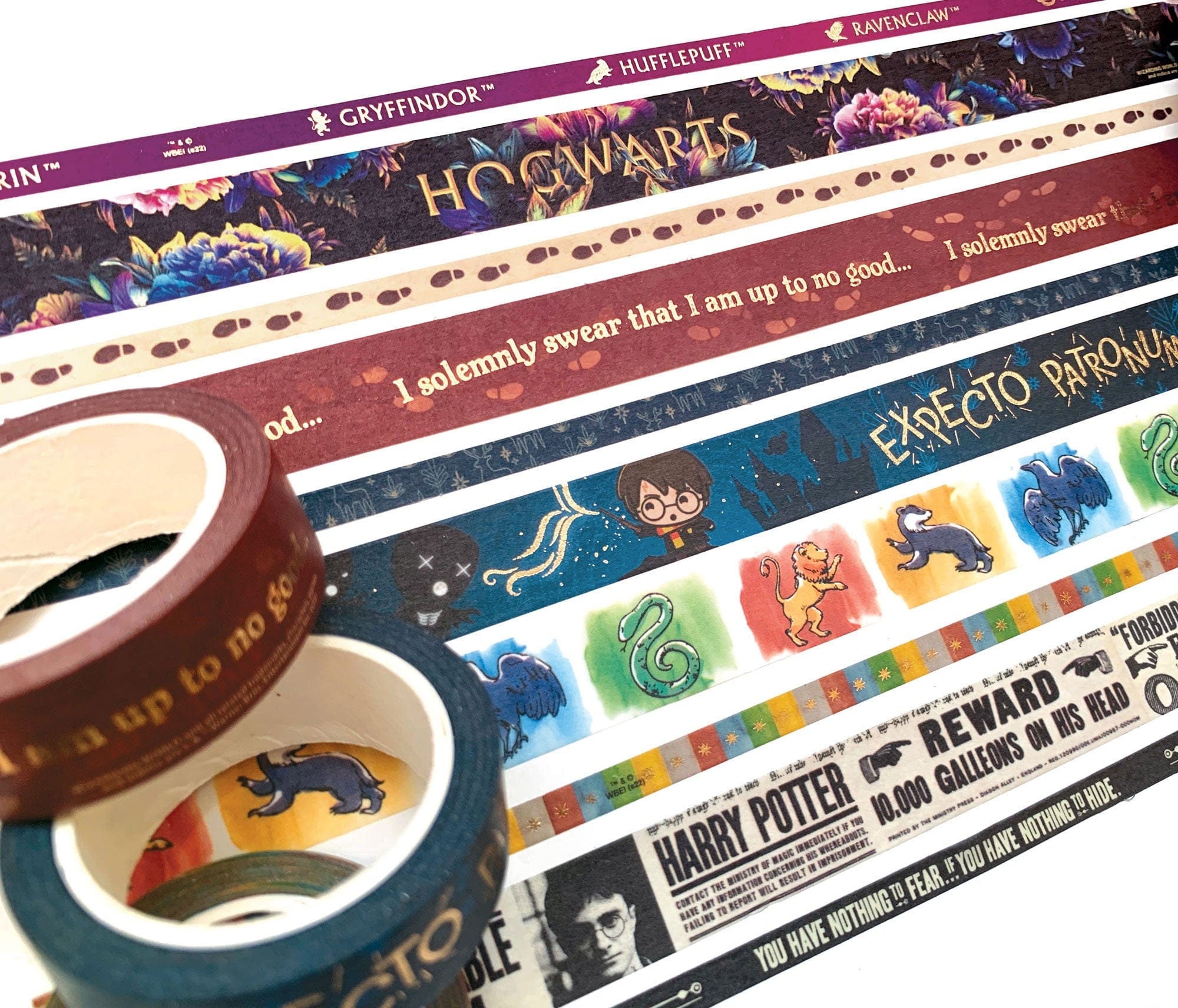 Paper House Productions Harry Potter Washi Tape Set - Newsprint