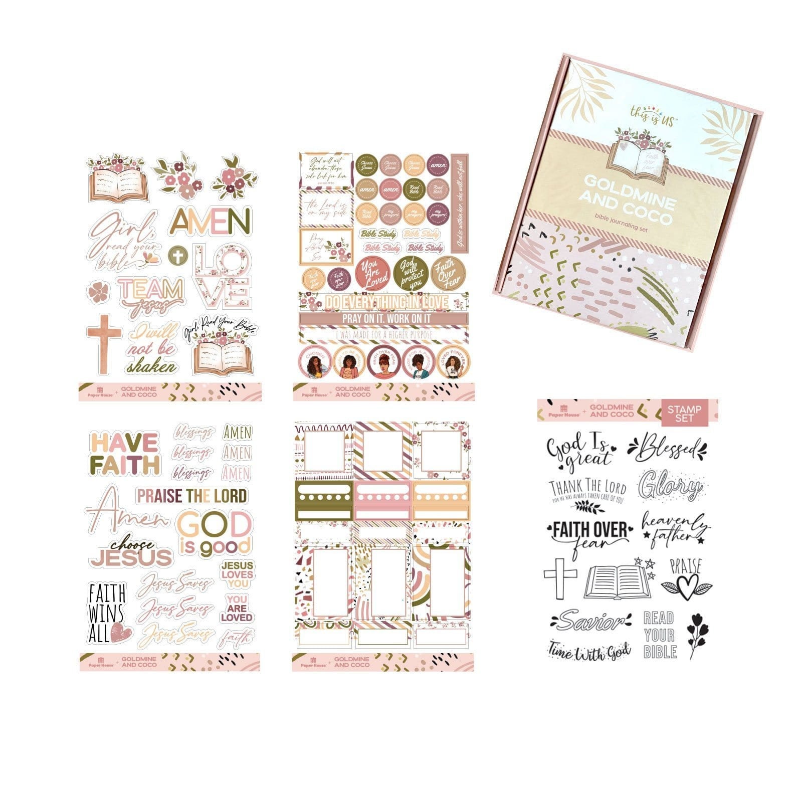 Bible Journaling Kit Goldmine & Coco X Paper House 