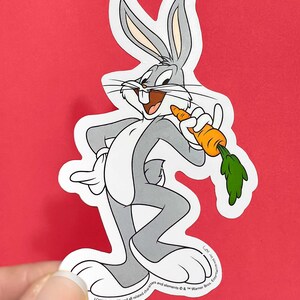 Looney Tunes Bugs Bunny Vinyl-Aufkleber 9,9 Cm – Offiziell Lizenziert, Bunt & Feuchtigkeitsbeständig