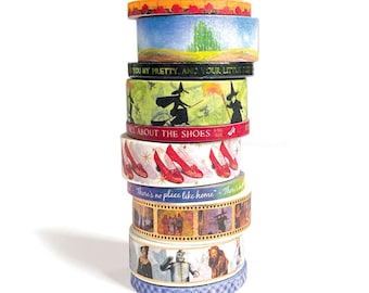 Wizard of Oz Washi Tape Set **Officially Licensed**