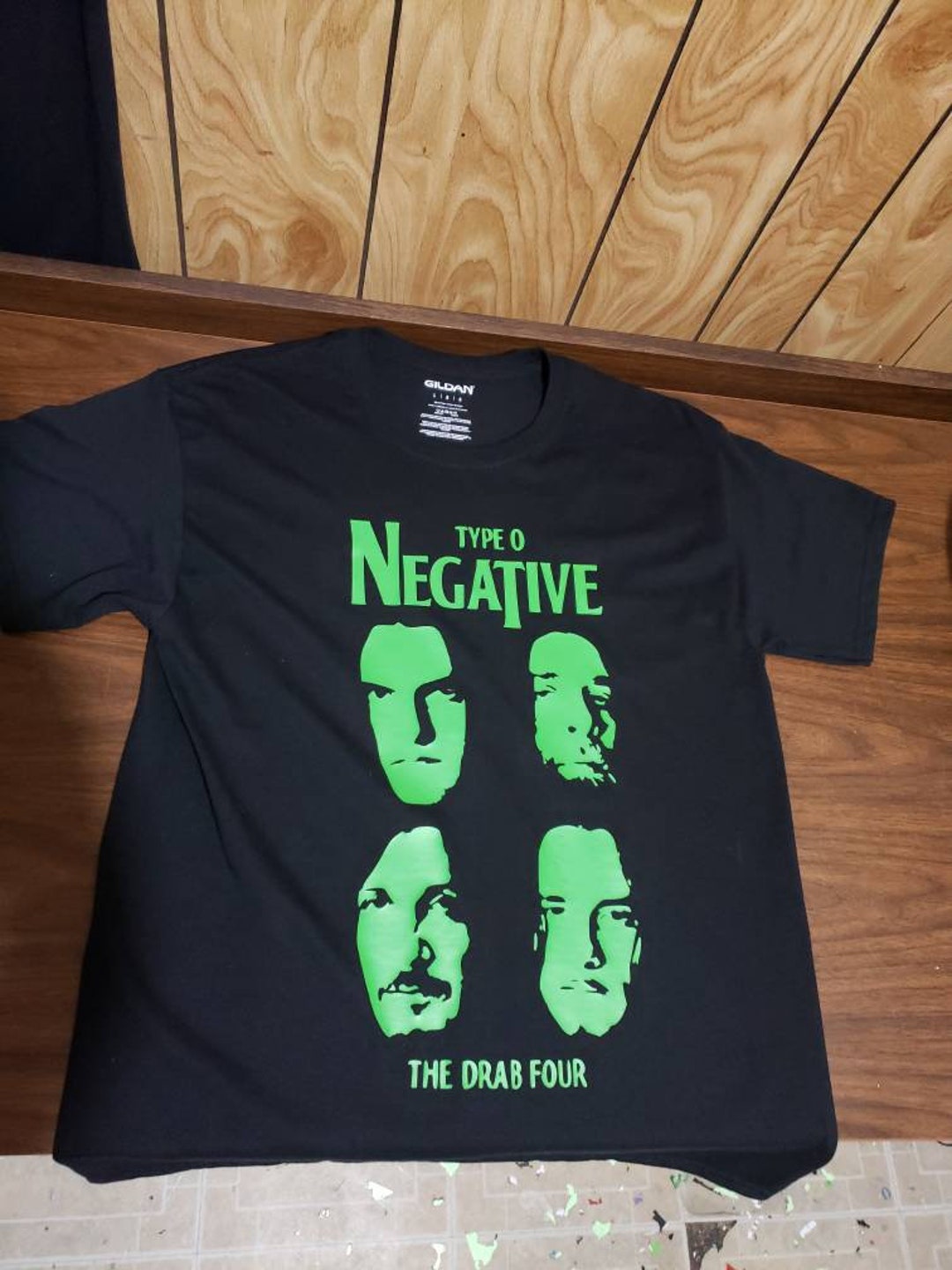 Editor viool Overwinnen Type O Negative Drab Four Faces Tribute T-shirt. S-XXL - Etsy