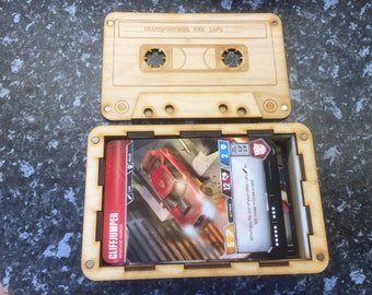 Transformers card game cassette storage box