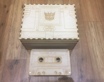 Caixa de coleta compatível com Transformers tcg com gravação personalizável