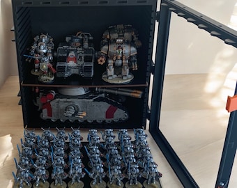 ミニチュア収納ディスプレイキャリーケース（大型）。カラックスサイズ