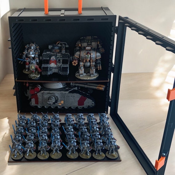 Kallax-Fit ミニチュアディスプレイケース、3Dプリント、ウォー