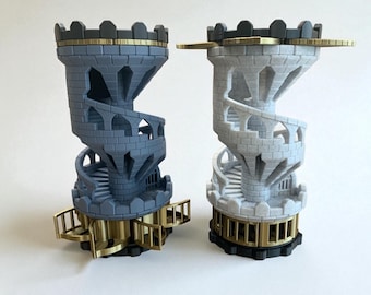 Dice Tower with Dice Jail: Unique Gaming Gift