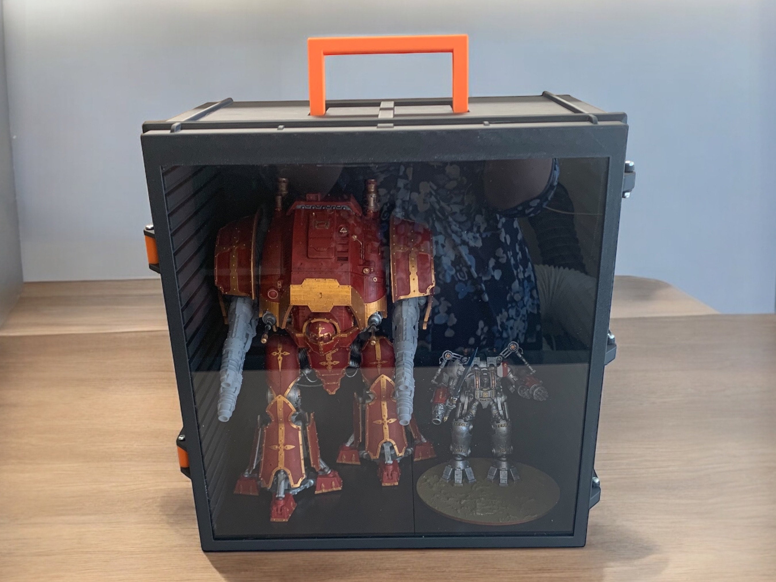 Kallax-Fit ミニチュアディスプレイケース、3Dプリント、ウォー