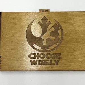 Plateau/boîte de rangement pour tournoi de 16 dés Star wars destiny avec gravure personnalisée
