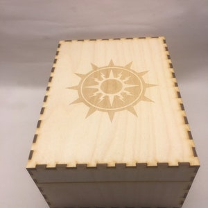Boîte de rangement pour collection de cartes avec gravure personnalisable Magic the Gathering, Marvel Champions, Arkham Horror, Pokemon