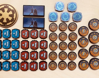 Star Wars Unlimited Sammelkartenspiel: 59-teiliges Acryltoken Set