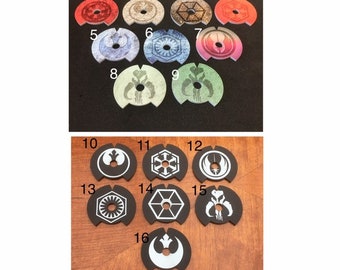 Cubiertas de esfera acrílicas compatibles con el juego de miniaturas Star Wars X-wing