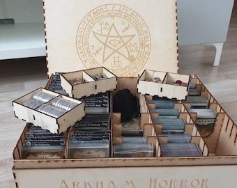 Custom Engraved Card Storage Box, Kallax Compatible, Holds 4700+ Cards