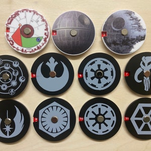 Mostrador de contador de danos compatível com Star Wars Unlimited