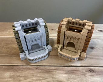 Castle Dice Tower Roller: Mechanical D&D Gaming Gift