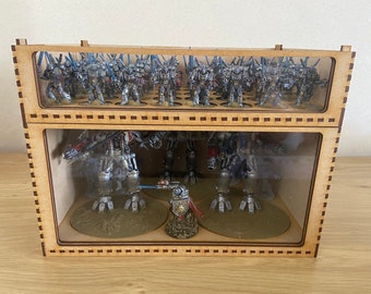 Miniature Storage Tray: Stackable Acrylic Display Case