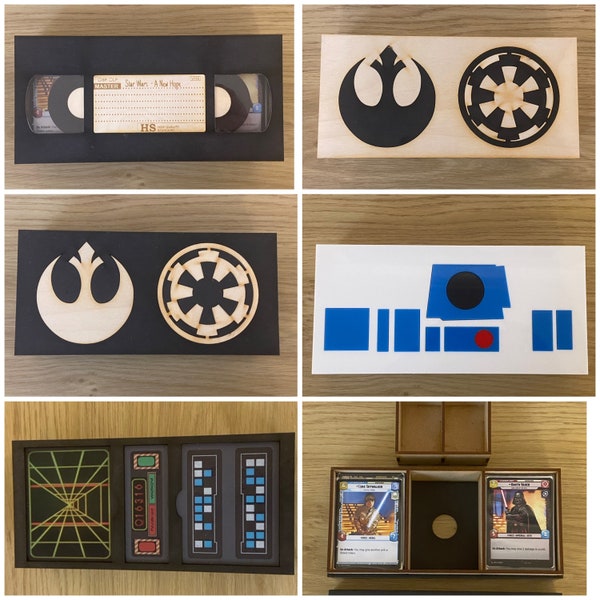Unique Star Wars unlimited tcg compatible deck box/token box