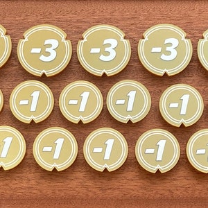 Lorcana Compatible damage tokens set.