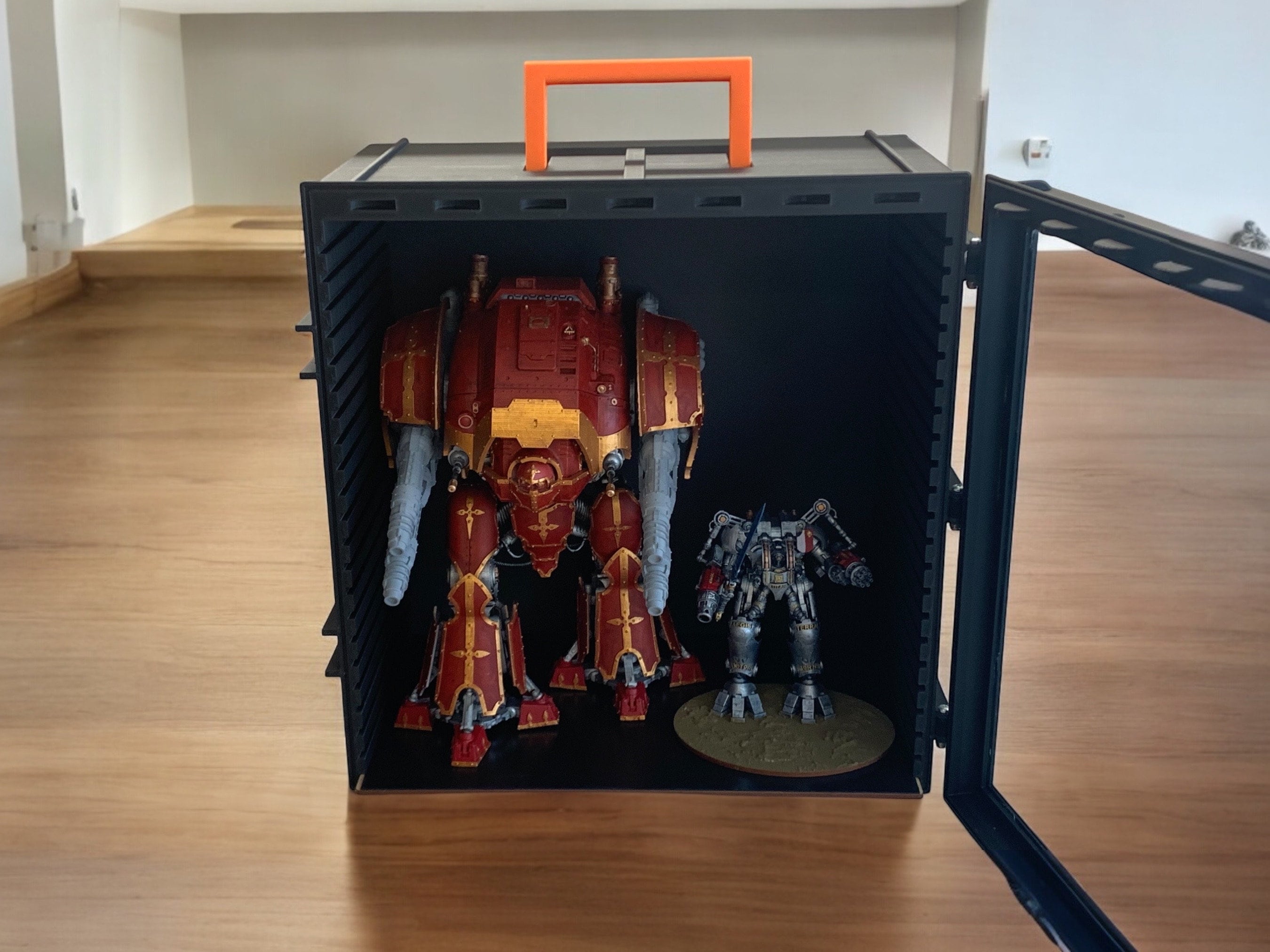 Kallax-Fit ミニチュアディスプレイケース、3Dプリント、ウォー