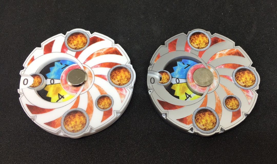 Keyforge compatible chain dial for tracking numbers in table | Etsy