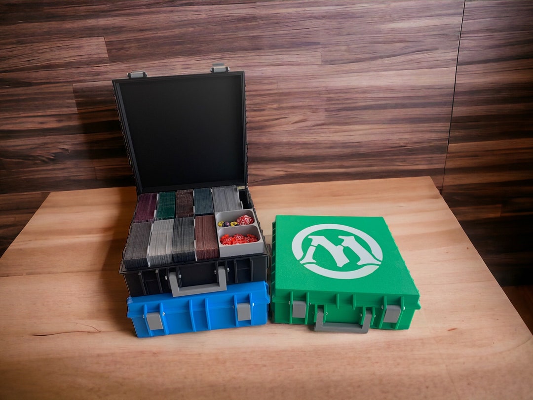 Drx Box Rugged XL 3D Printed Card Deck Box: Rugged Storage With Dividers - Etsy