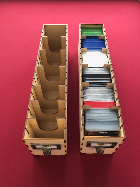 Disney Lorcana or Disney Villainous Compatible Colour Printed Mega Card  Storage Box Kallax Unit Compatible. 