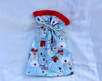 Proud Nurse  Drawstring Gift Bag
