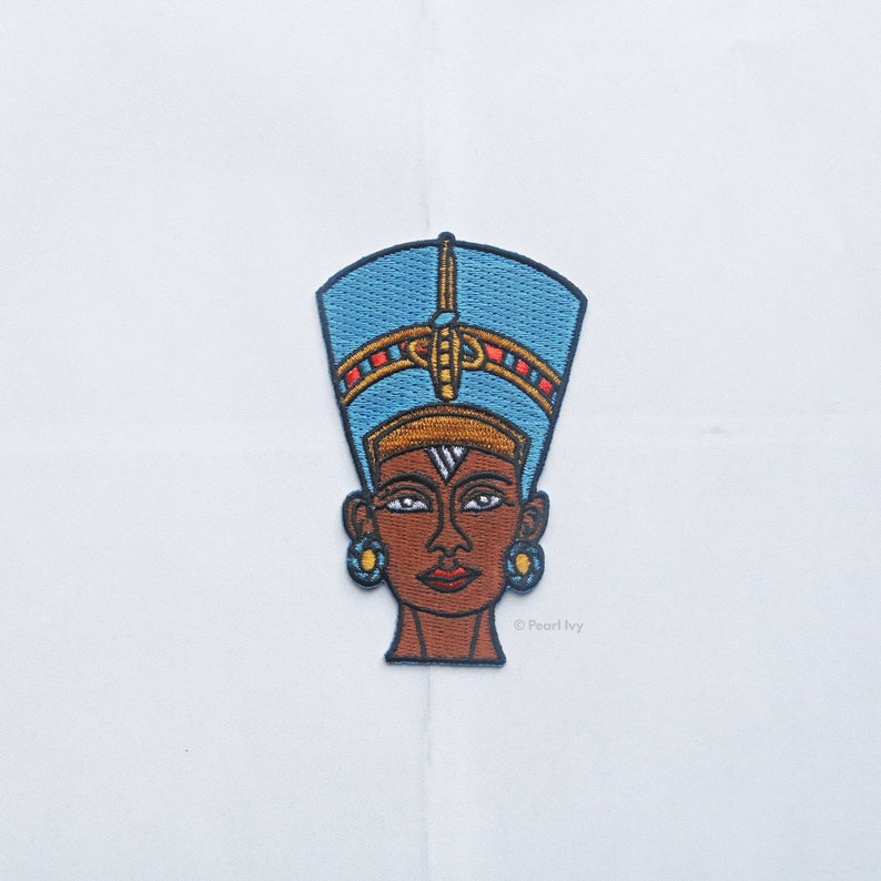 Queen Nefertiti Patch Fashion Gift for Her Gift for Him Accessories Iron On Patch