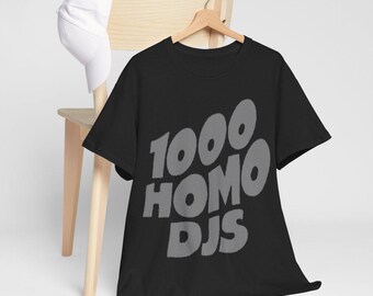 Camiseta 1000 Homo Djs Industrial Rock Ministry