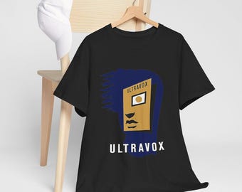 Camiseta Ultravox, banda newave