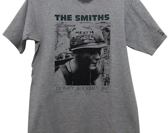 Vintage The Smiths Band T-shirt Album Meat Is Murder - Post Punk - Morrissey Fans