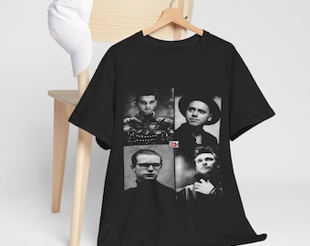 Camiseta de la banda Depeche Mode, syntpop, post punk, gótica, new wave