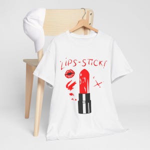 Lips Stick T-Shirt Kate Busch New Wave