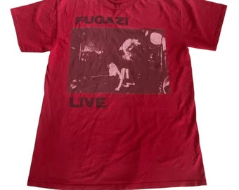 Fugazi Shirt, Vintage Rare T-shirt Punk Rock, Dag Nasty Bad Brains