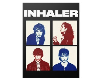 Póster con estampado de banda de inhalador (18x24)