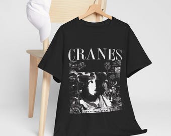 Cranes Tee Shoegaze Goth Dreampop Slowdive T-Shirt