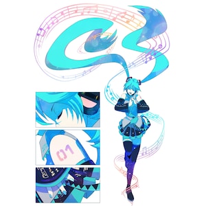 Songstress (Hatsune Miku Print)