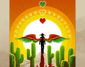 Print - The Sun (Third Life Desert Duo)