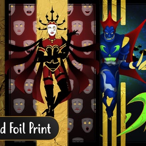 Reboot Viruses Gold Foil Prints