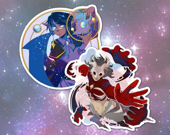 Space & Blood - Original Character Magical Girl Sticker
