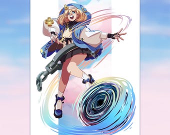 Foil Print - Sky Blue (Bridget Guilty Gear Strive)