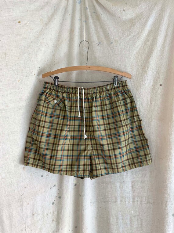 olive green swim skirt