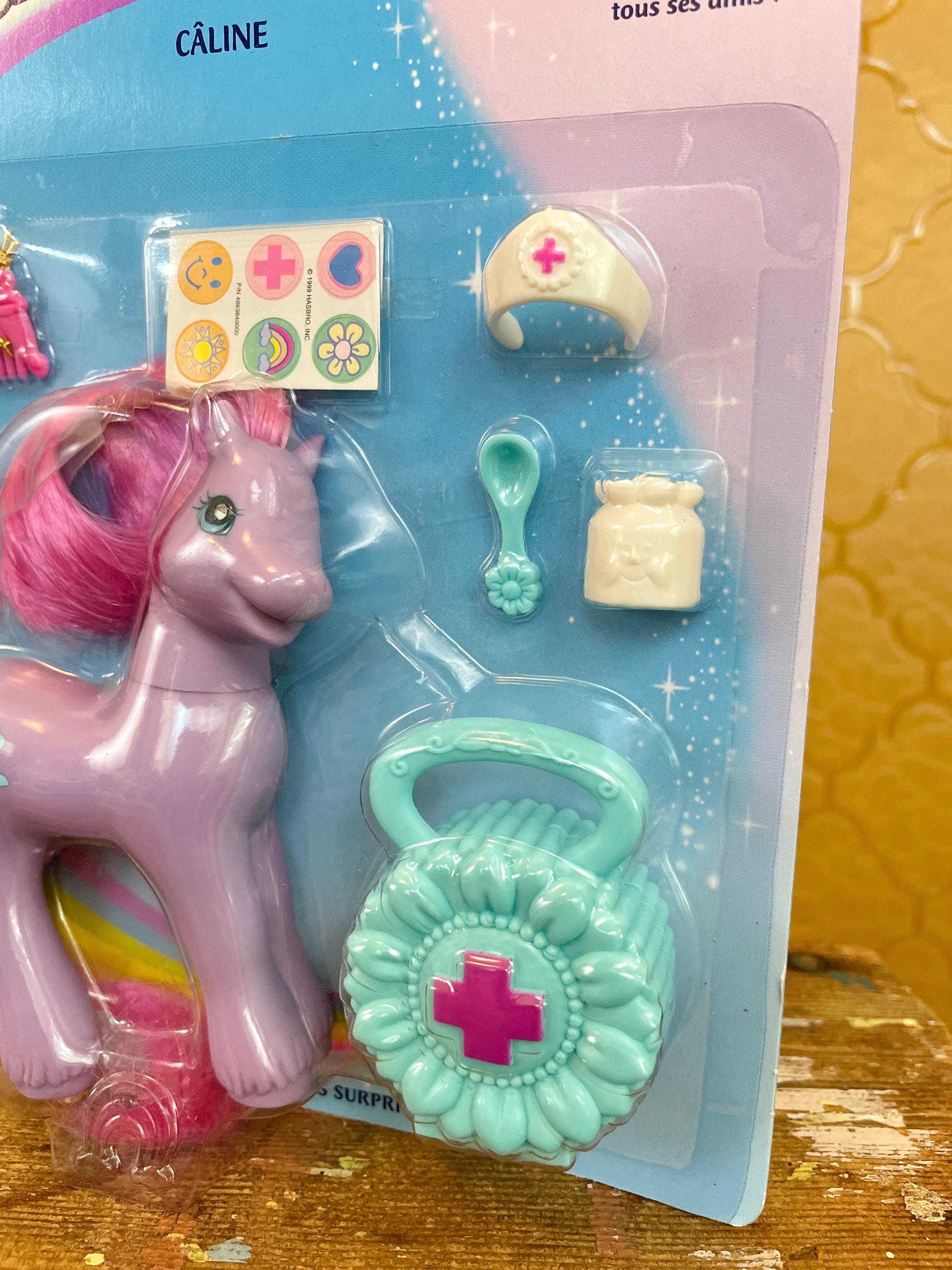 Vintage 1999 Wingsong G2 My Little Pony Nurse / Mon Petit Poney Caline  Cuddle France Release New on Card - Etsy, image size:2250x3000