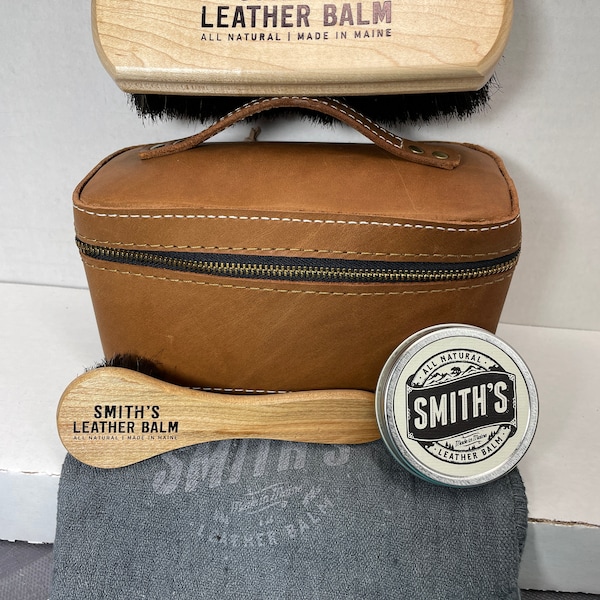 Leather Care Kit w/ Smith's Leather Balm Accessories