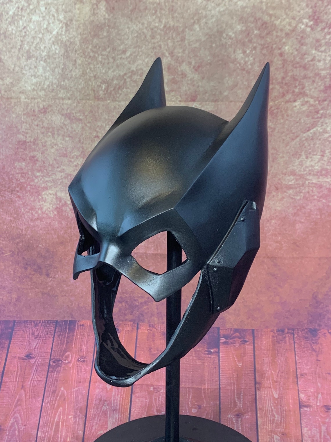 Arkham Knight Batgirl Inspired Cowl Mask Cosplay 22 Size Etsy