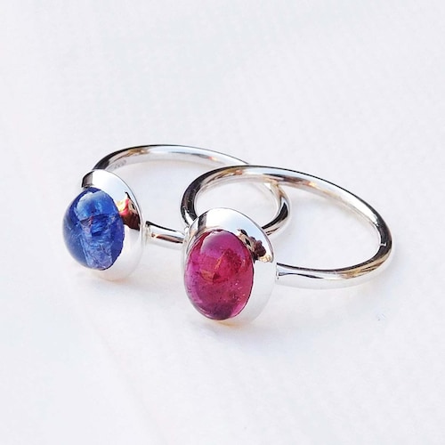 Anello Artigianale In Argento 925 Con Pietra Di Luna Arcobaleno - Fatto A Mano, Taglia 9, Gioiello Unico