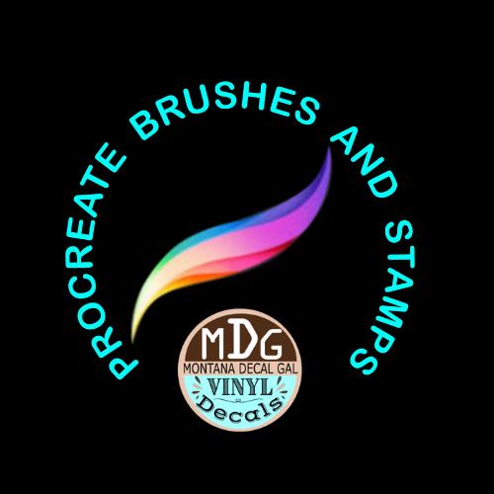 Metallic Procreate Brushes | Shiny, Reflective, Foil & Chrome Texture ...
