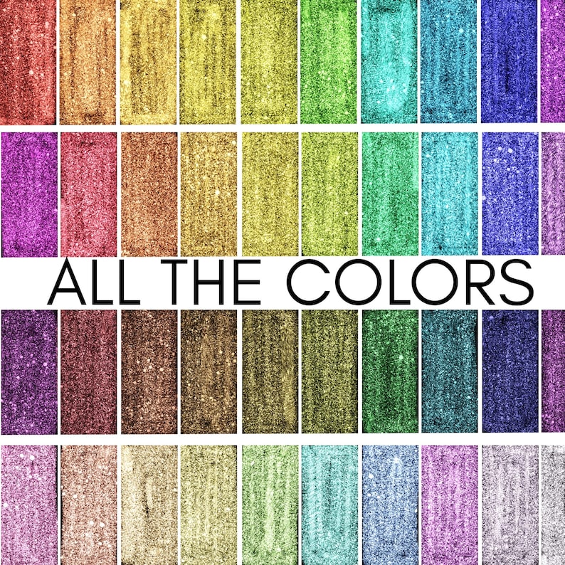 Glitter Brushes for Procreate Digital Drawing App | Shimmer Brushes | Chunky Glitter image 2