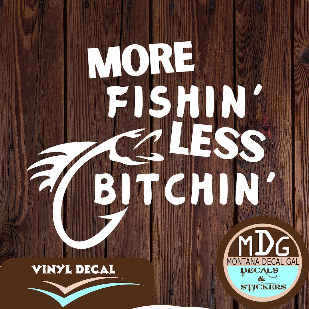 Fishing Gifts for Men Fishing Decals for Boats Vinyl Fishing Decal for ...